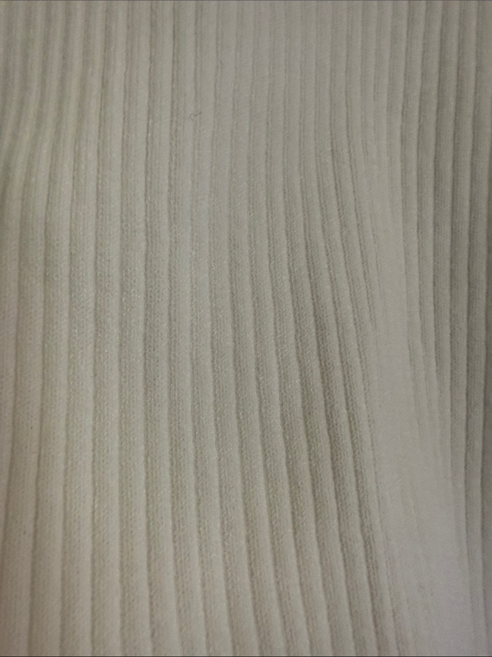 INC White Ribbed Tank Top - Picture 4 of 5